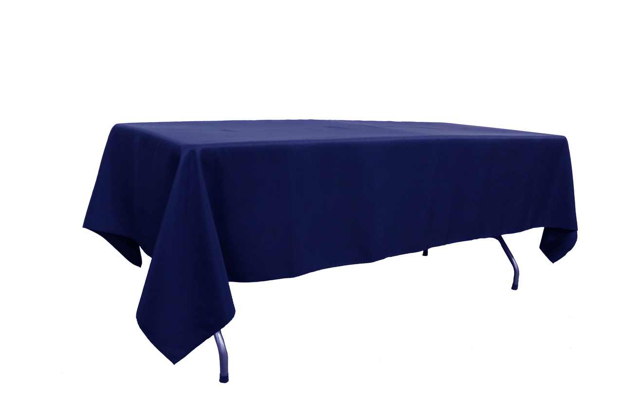10 ft banquet table linen Navy Blue
